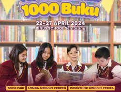 Ajak Siswa Meningkatkan Minat Baca, BINUS SCHOOL Semarang Adakan Festival Membaca 1000 Buku