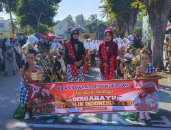 Keseruan Murid KB An Nawawi Wonosuko Pakai Baju Adat Nusantara Meriahkan HUT ke-80 RI