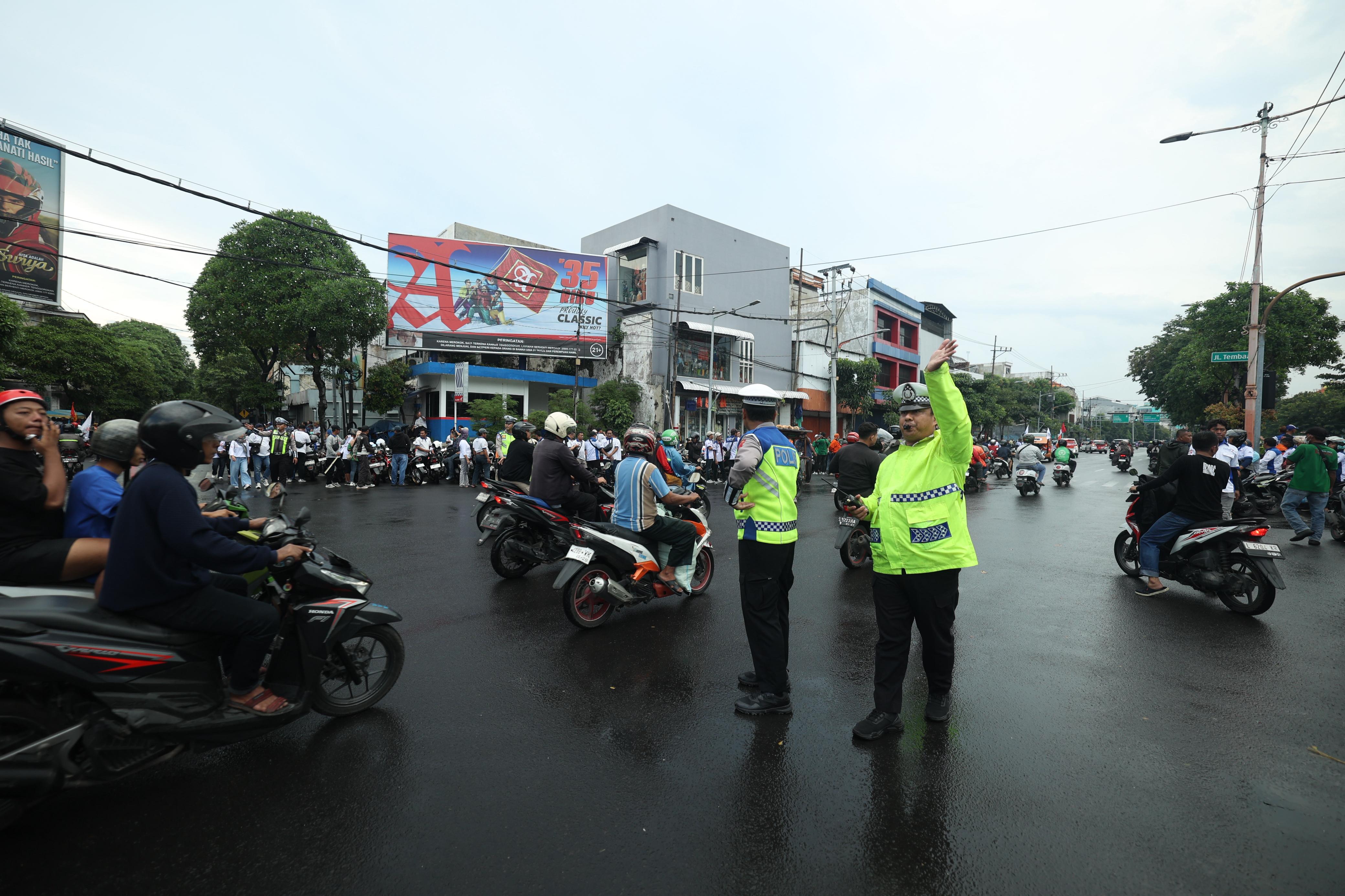 Polda Jatim Apresiasi Elemen Pekerja dan Mahasiswa, May Day di Jawa Timur Tertib dan Damai